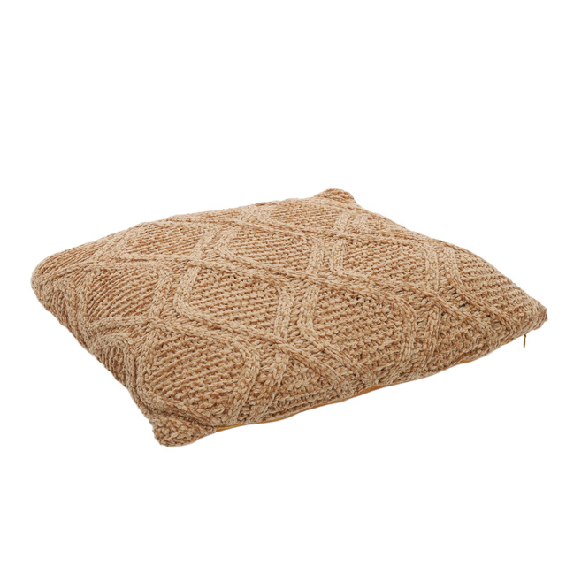 Pernă decorativă CHENILLE, tricotată, 45 x 45 cm