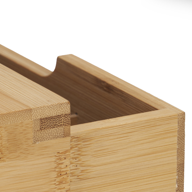 Recipient din bambus pentru capsule de cafea, 8 compartimente, 30 x 30 cm