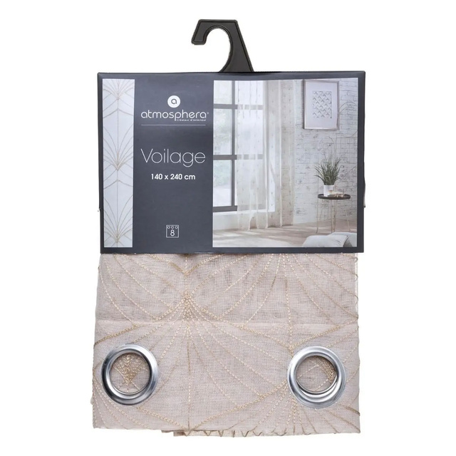 Perdea cu inele MIA, 140 x 240 cm