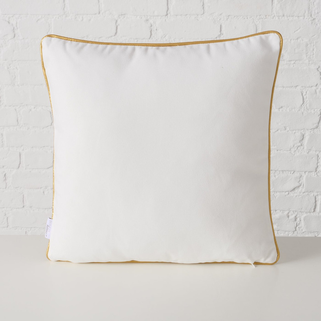 Perna decorativa cu garnitura metalica DILARA, 45 x 45 cm
