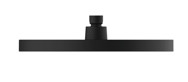 Capat de dus rotund de tavan SOFTWATER, Ø 26 cm, negru, WENKO