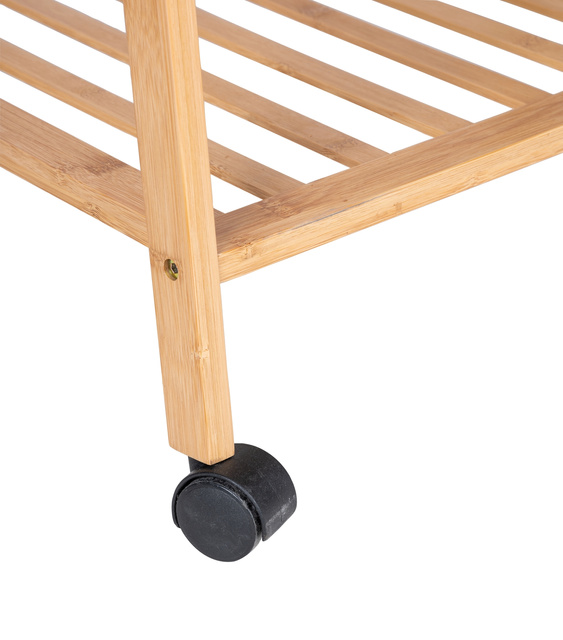 Cuier mobil cu polite HONOLULU, bambus