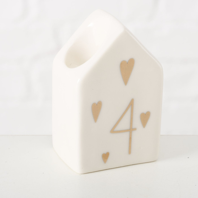 Set de suporturi pentru lumânări - căsuțe pentru lumânări de Advent HONTA, 4 buc.