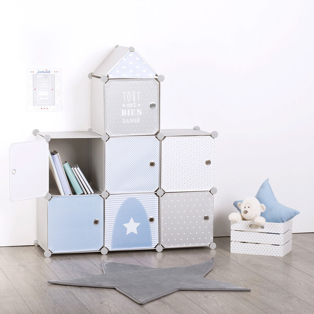 Organizator in forma de castel, 94,5 x 32 x 109 cm