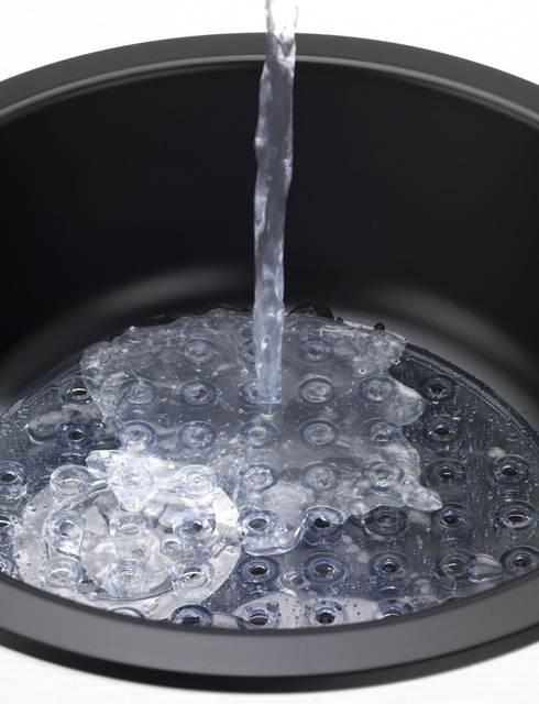 Covoras rotund pentru chiuvetă Kristal WENKO, protecție transparentă reduce stropirea cu apă