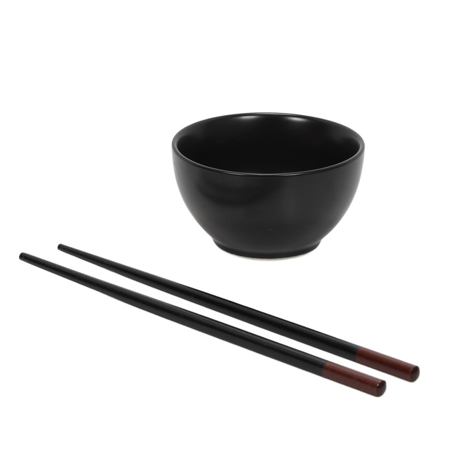 Set pentru sushi - betisoare si boluri, 4 buc.