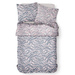 Lenjerie de pat din bumbac Geometry, reversibila, 220 x 240 cm