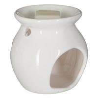 Semineu decorativ alb + ceara parfumata, 30 g