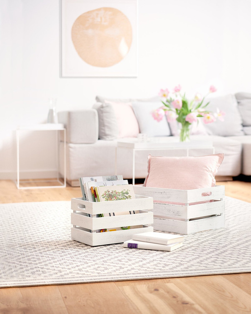 Cutie de depozitare VINTAGE, din lemn, 31x21x19 cm, ZELLER