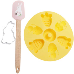 Un set de accesorii pentru copt cu motiv de Paște