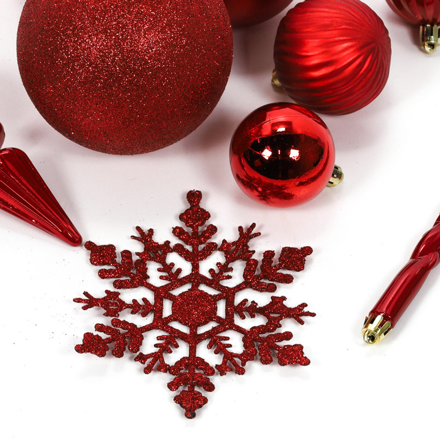 Set de ornamente de Crăciun, 57 buc.