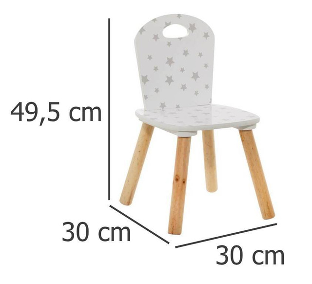 Scaun pentru copii, cu stele mici