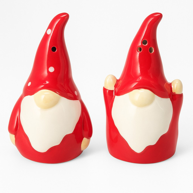 Săculețul de sare și piper YULORA gnomi ceramici