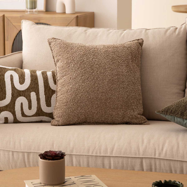 Perna decorativa SOANA boucle, 45 x 45 cm