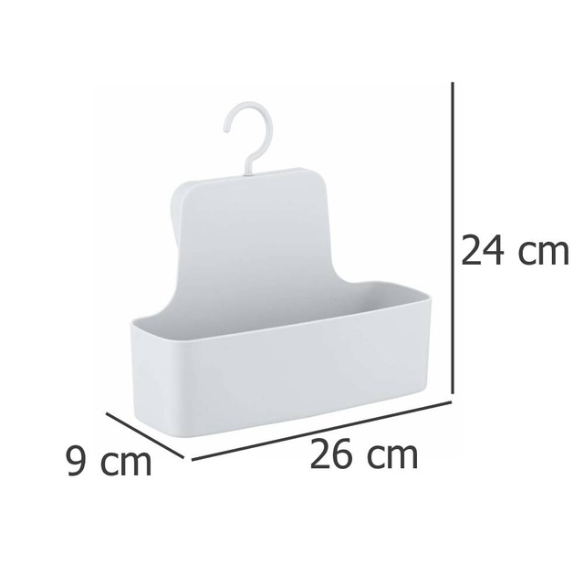 Raft pentru baie BARCELONA, alb, WENKO