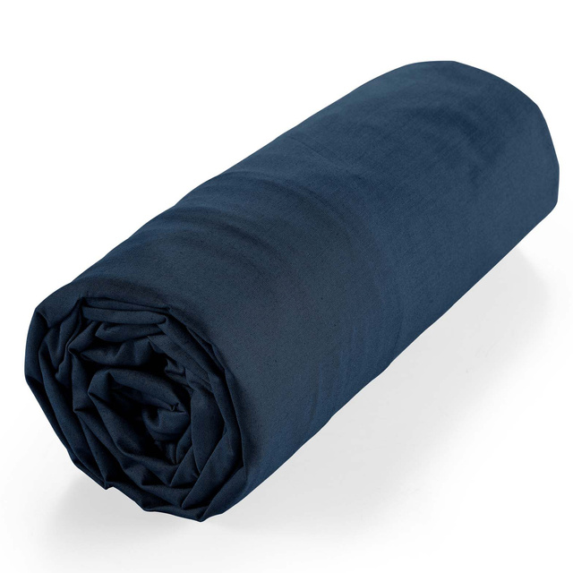 Cearceaf dublu din bumbac organic, BIOLINA, 90 x 190 cm