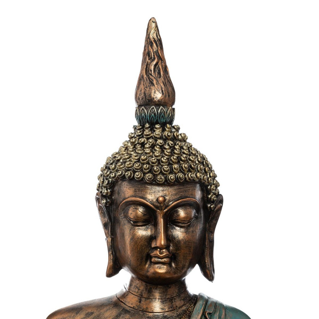Figurina Buddha, decorațiune din polirasină, înălțime 72,5 cm