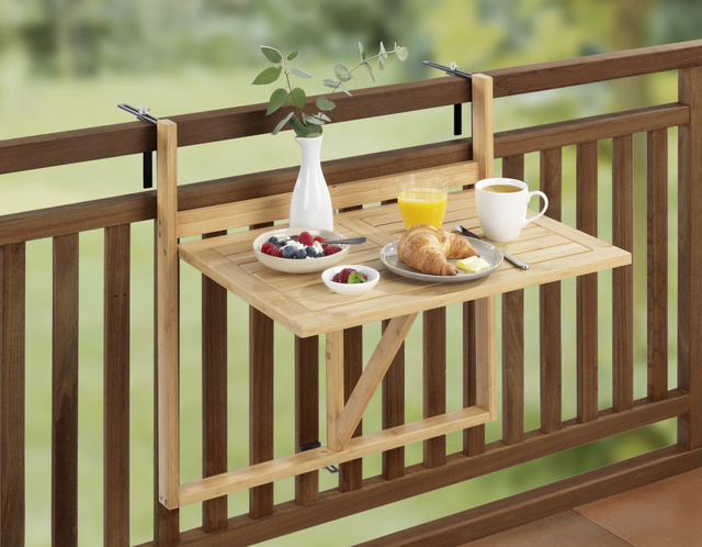Masa de balcon pliabila pentru balustrada WAIKIKI