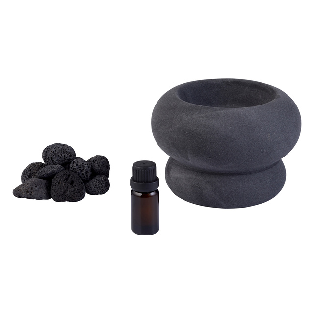 Difuzor de aromă MALAKITE cu pietre + 10 ml ulei parfumat