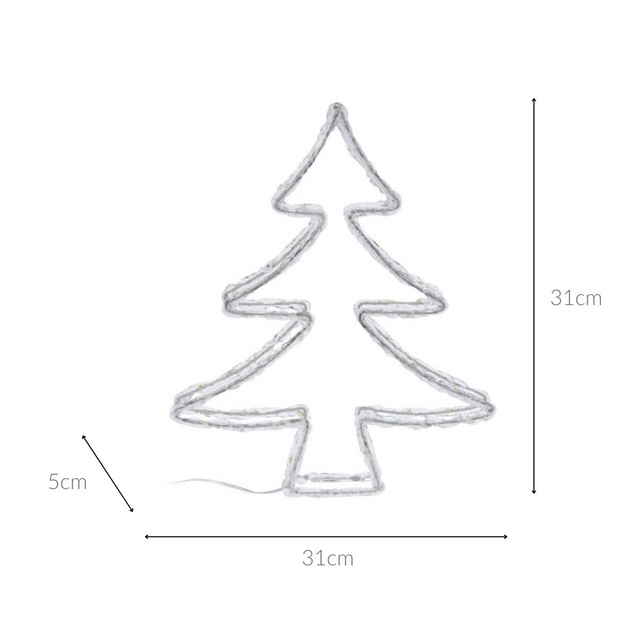 Decorație metalică de iluminat, figură stând cu LED.