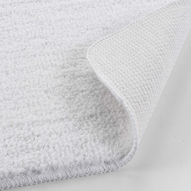 Covoras baie METROPOLIS, alb, 45 x 75 cm