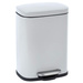 Coș de baie cu pedală Easy Close 5l, alb, Wenko