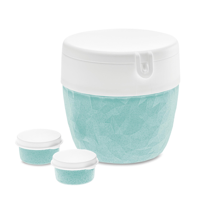 Cutie pentru salata si sos BENTOBOX L, 3 elemente, KOZIOL