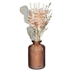 Difuzor de aromă cu decor de flori, vază portocalie, trandafir și iasomie, 100 ml