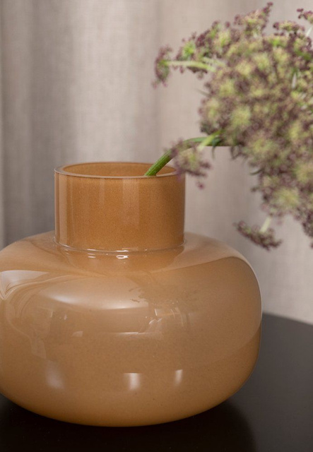 Vază decorativă din sticlă colorată ILMA, 16 cm