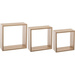 Un set de trei rafturi decorative de perete CUBE L