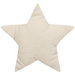 Perna decorativă în formă de stea, bumbac, 40 x 40 cm, bej