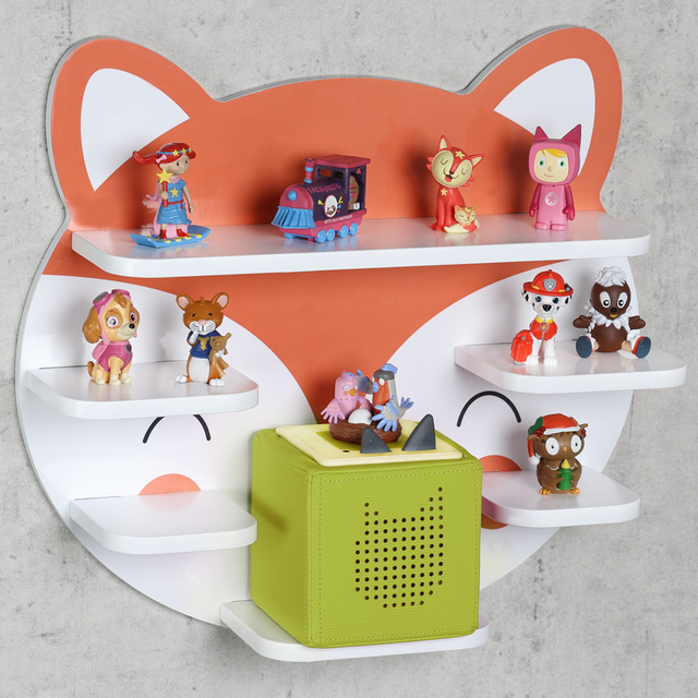 Etajeră de perete cu urechi pentru camera copilului, 45 cm