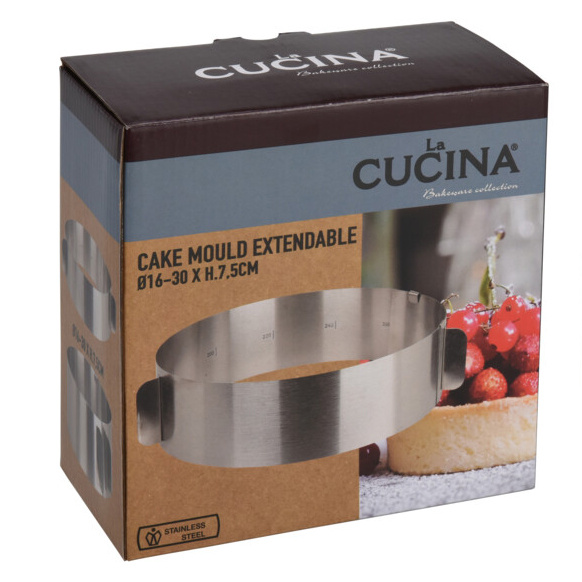 Tava de copt cu diametru reglabil, Ø 16-30 cm