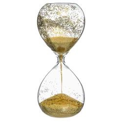 Clepsidra decorativa cu sclipici, 20 cm