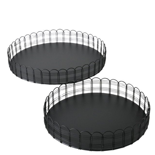 Tavi metalice WEIRY, 2 buc. Ø 25-31 cm