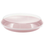 Tava din plastic cu capac, Ø 35,5 x 8,5 cm