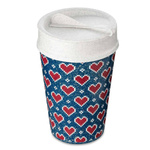 Cana termica ISO TO GO, 400 ml, model geometric, KOZIOL