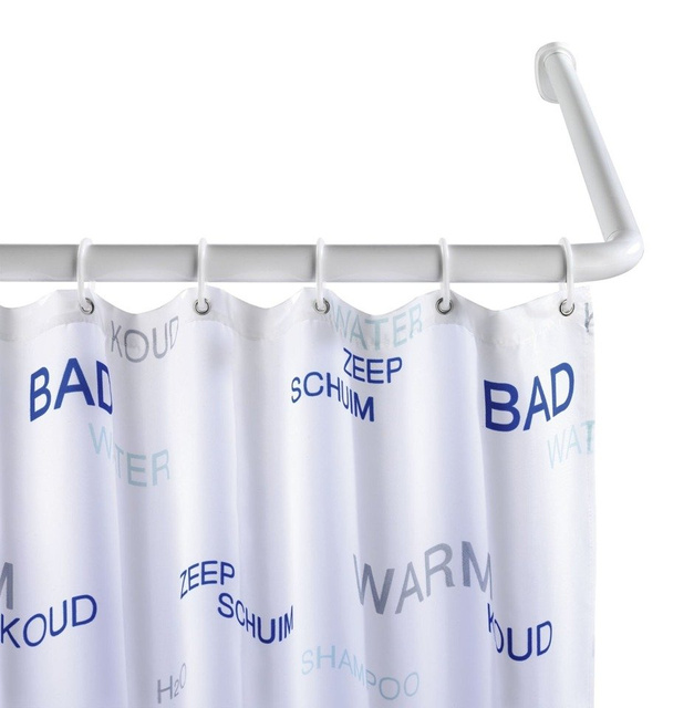 Bara universală pentru perdea de duș, Ø 2,5 cm, WENKO, albă