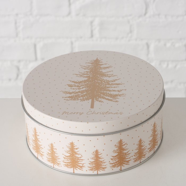 Set de două cutii pentru depozitare PLATINA, Ø 14-16 cm