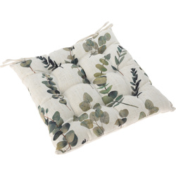 Perna de scaun cu model de plante, 40 x 40 cm