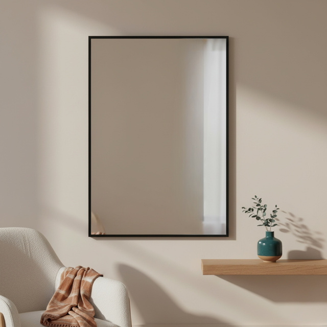 Oglindă decorativă suspendată VINKEL, 70 x 50 cm