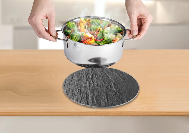 Suport pentru vase fierbinti, din sticlă, Ø 20 cm, WENKO