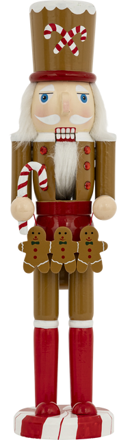 Figurina cu motiv turta dulce spargator de nuci, 38 cm