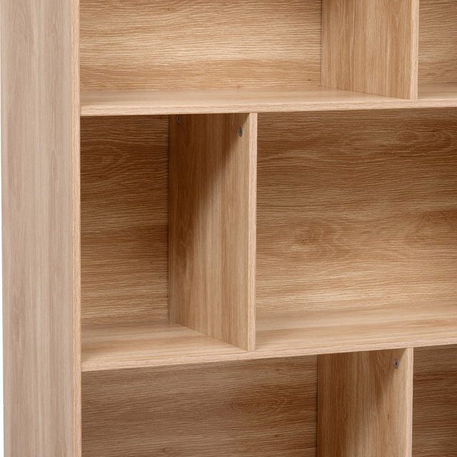 Raft pentru cărți cu polițe neregulate ABANA, 80 x 30 x 160 cm