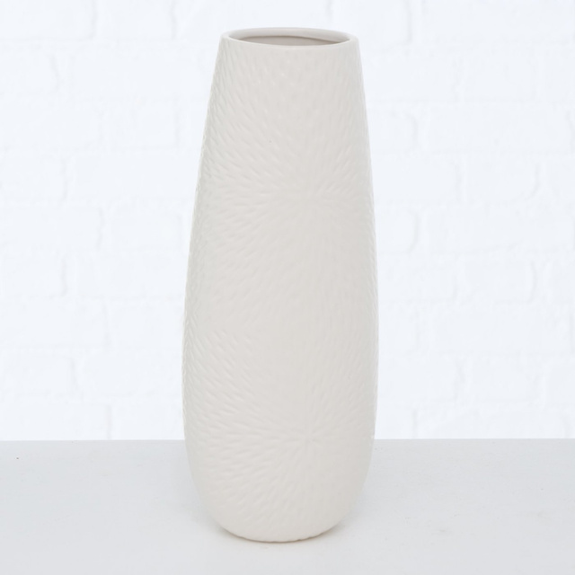 Vaza ceramica cu model in relief, SALINA, 31 cm