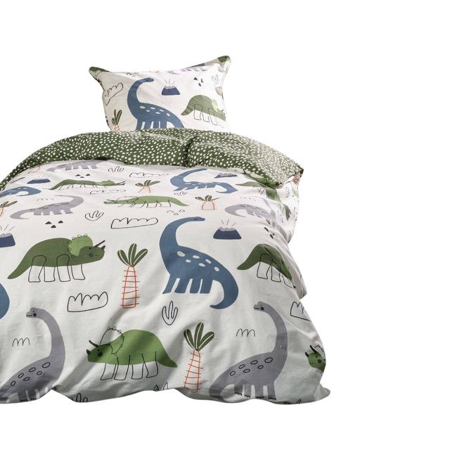 Lenjerie de pat pentru copii MAGIC JUNGLE, 100% bumbac, 140 x 200 cm