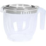 Bol pentru aluat cu capac, cu măsura, 2200 ml