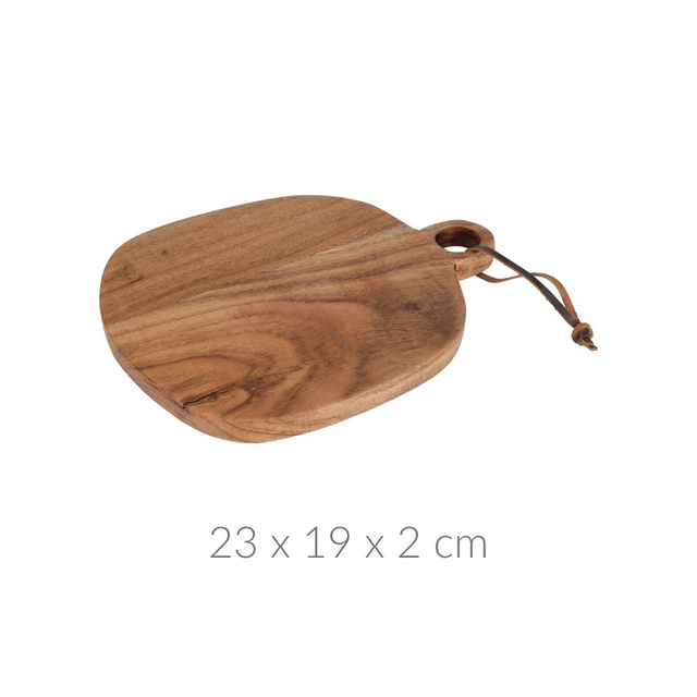 Platou pentru servirea mezelurilor si gustarilor, din lemn de acacia