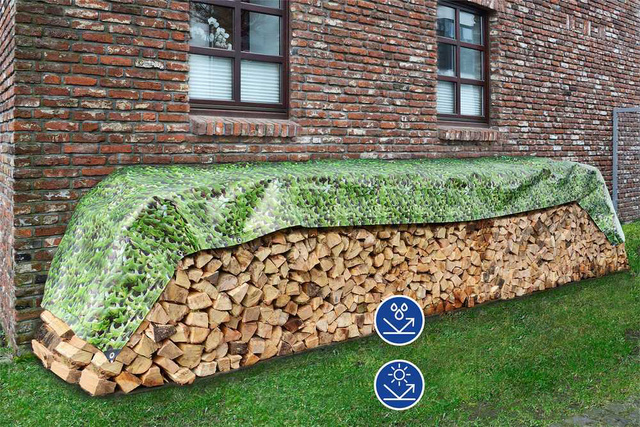 Protecție pentru balcon cu motiv de viță sălbatică - 500 x 85 cm, viță sălbatică