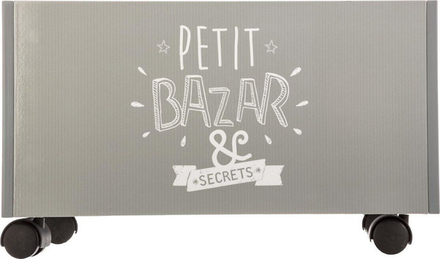 Cărucior, cutie pentru jucării, 48 x 30 x 28 cm